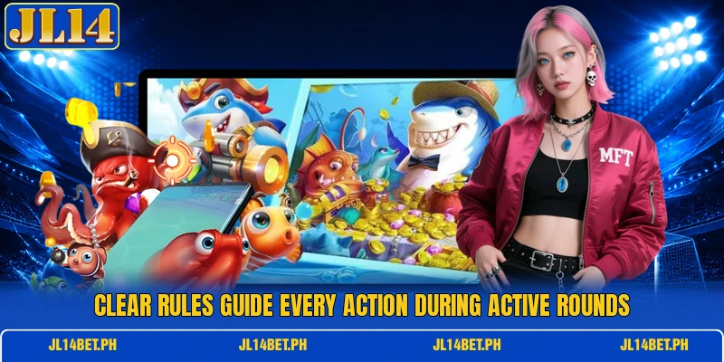 Clear rules guide every action during active rounds Clear rules guide every action during active rounds