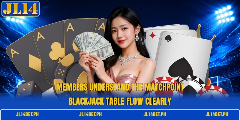 Members understand the matchpoint blackjack table flow clearly Members understand the matchpoint blackjack table flow clearly
