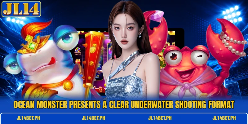 Ocean Monster presents a clear underwater shooting format Ocean Monster presents a clear underwater shooting format
