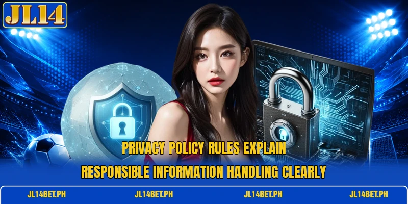 Privacy policy rules explain responsible information handling clearly