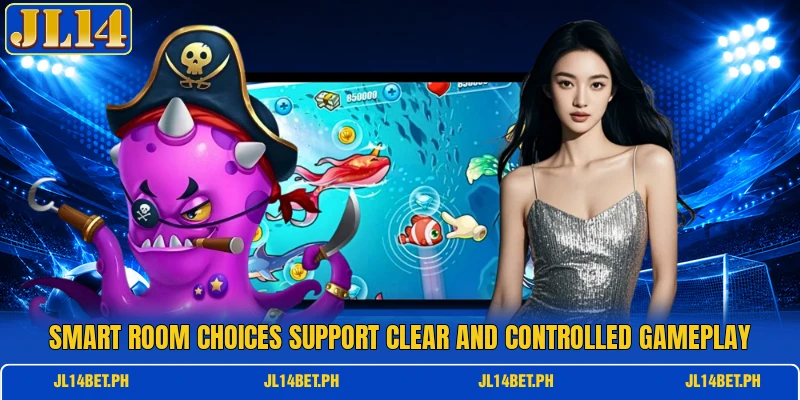 Smart room choices support clear and controlled gameplay Smart room choices support clear and controlled gameplay